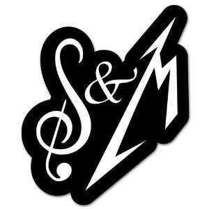  Metallica S & M music car bumper sticker 4 x 5 