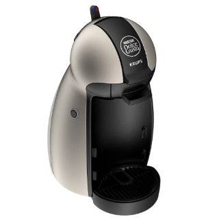 Nescafe Dolce Gusto by Krups KP1009 Piccolo Coffee Machine, Titanium