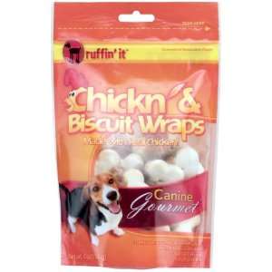   Pet 7N08185 Ruffin it Chicken and Biscuit Wrap 4oz