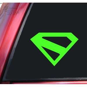  Superman Kingdom Come Vinyl Decal Sticker   Lime Green 