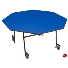   SOT60, 60 Octagon Mobile Folding Cafeteria Table