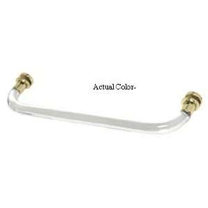   Smooth 26 Single Sided Towel Bar with White Rings