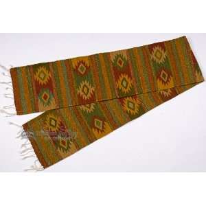  Zapotec Indian Southwest Table Runner 10x80 (a40)