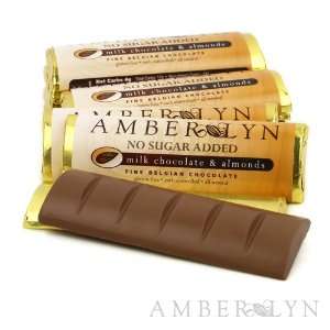 Milk Chocolate Bars with Almonds  No Grocery & Gourmet Food