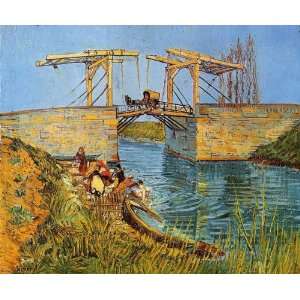   Bridge at Arles with Women Washing Vincent van