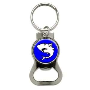  Shark   Bottle Cap Opener Keychain Ring: Automotive