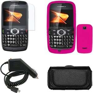  iNcido Brand Motorola Theory WX430 Combo Solid Hot Pink 