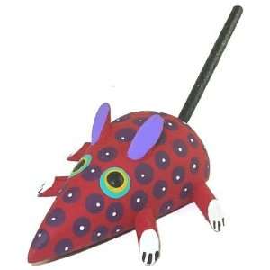  Mouse ~ 4 Inch Oaxacan Wood Carving: Home & Kitchen