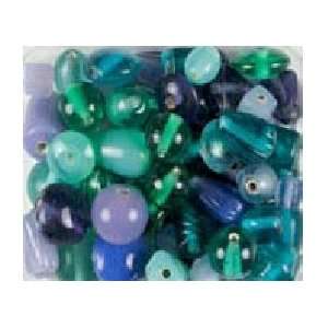  #406 Color Coordinated Combos bead mix   Purple/Teal 80 