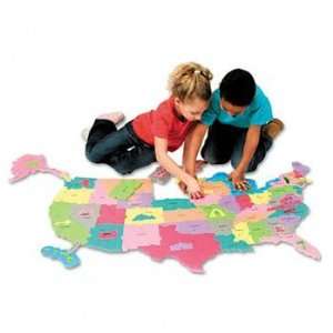   Puzzle Map MAT,FOAM USA PUZZLE,73PK (Pack of3)