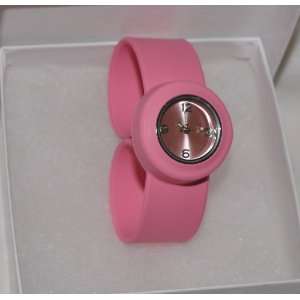Pink   Size Small   Ladies or Childs Slap Watch   will only fit wrists 