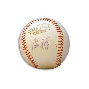  Pedro Martinez Autographed World Series Baseball: Sports 