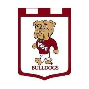  Mississippi State University Bulldogs Applique Flag 35 X 