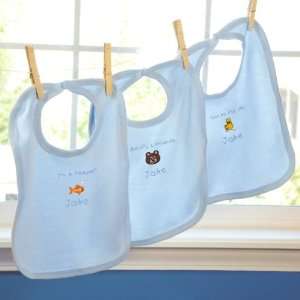   Personalized Baby Bibs (Set of 3) By Cathy Concepts: Health & Personal