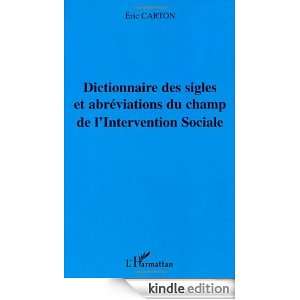   et abréviations du champ de lIntervention Sociale (French Edition