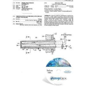  NEW Patent CD for THERMOCOUPLE FAILURE INDICATING DEVICE 
