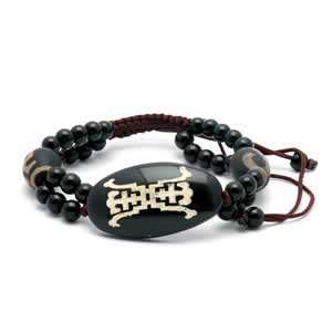  Tibetan Bracelet Dzi Beads 30462 