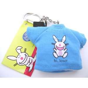   Bunny Hi Loser Tee Shirt Key Chain by Basic Fun: Office Products