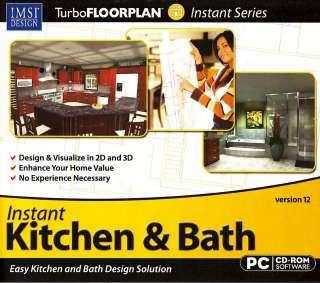 New PC Software INSTANT KITCHEN AND BATH   VERSION 12  