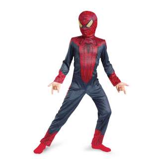 The Amazing Spider Man 2012 Movie Child Costume Size 7 8 Disguise 