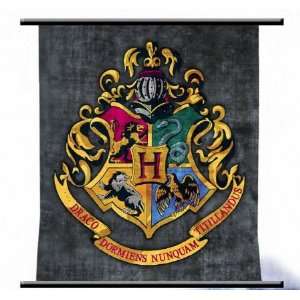    NECA Harry Potter Textured Wall Scroll Hogwarts: Toys & Games