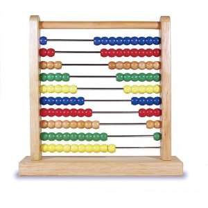  Melissa and Doug Classic Wooden Abacus: Toys & Games