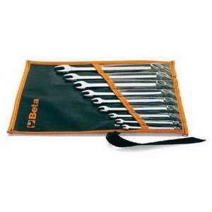 Beta 42AS/B9 Offset Combination Wrench Set, 9 Pieces ranging from 1/4 