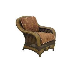   Royal Palm Wicker Cushion Arm Patio Lounge Chair: Patio, Lawn & Garden