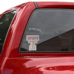   NCAA Texas Tech Red Raiders Perforated Window Decal: Sports & Outdoors