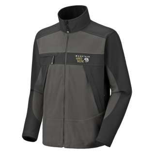 Mountain Hardwear Mens Windstopper TECH Fleece Jacket Grill/Black 