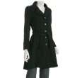 spiewak black wool drill perrin button coat