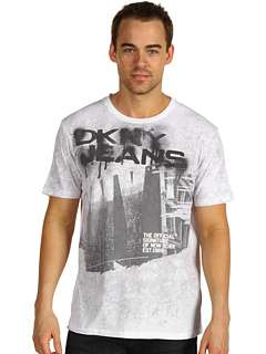 DKNY Jeans S/S Signature of NYC Crew Tee at 