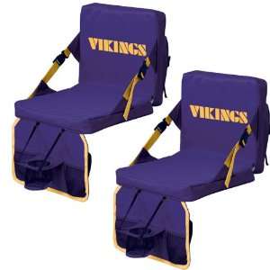 Minnesota Vikings 2 Pack Stadium Seat   NFL Football 