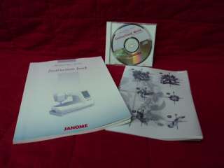 Janome Memory Craft 10000 Quilting Sewing & Embroidery Machine Lots of 