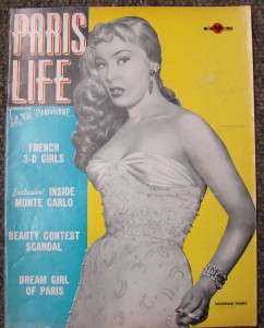 Vintage PARIS LIFE PINUP GIRLIE MAGAZINE No.12 1953  