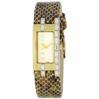 ESPRIT Womens ES103182005 Pico Gold Snake Analog Watch   designer 