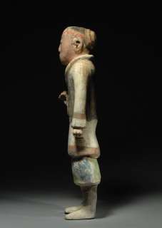 Ancient Chinese Han Dynasty Pottery Soldier Warrior statue Figure 