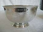 Webster Wilcox silver revere awards bowl B.P.W club 1975