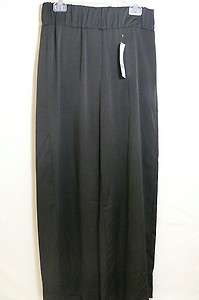 NY Collection Black Pull On Pant With Wide Waistband sz 10  