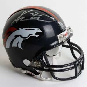  NFL Riddell Denver Broncos #27 Knowshon Moreno Autographed 