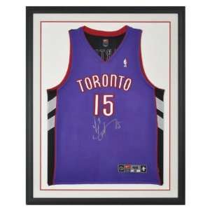   Toronto Raptors Framed Autographed Authentic Road Jersey: Sports