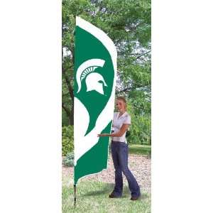  Michigan State Spartans Team Pole Flag: Sports & Outdoors