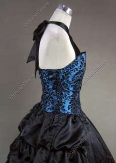   our size chart includes 1 gothic satin dress with brocade corset each