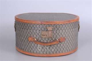 Goyard Vintage Antique Malle à Chapeau Hat Box Luggage Suitcase 
