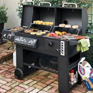  Char Griller 5050 Duo Gas and Charcoal Grill Patio, Lawn 