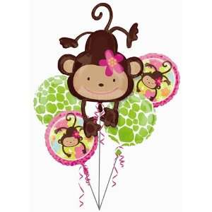  Monkey Love Balloon Bouquet (1 per package): Toys & Games