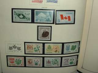 WW British GB Canada Stamp Collection 9 US Scott Album  
