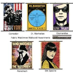 NECA Watchmen Wall Scroll Set of 5 Toys & Games