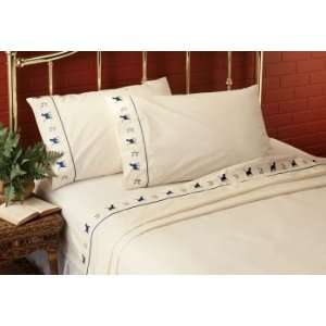  Hunt Club Embroidered Sheet Set, Compare at $90.00