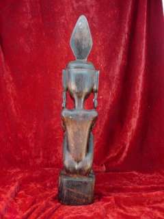    AFRICAN WOOD CARVING Sculpture TRIBAL SPIRIT Statue ART Hand Carved